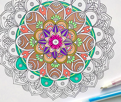 Mandala coloring