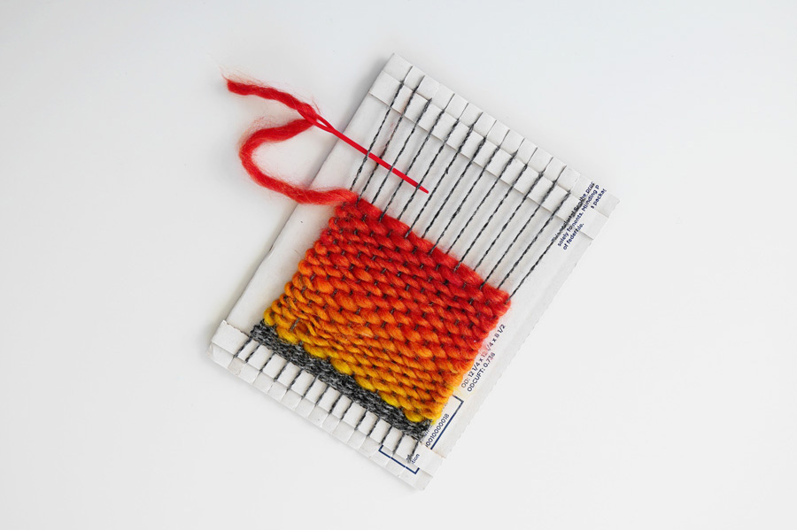 Exploring weaving workshop